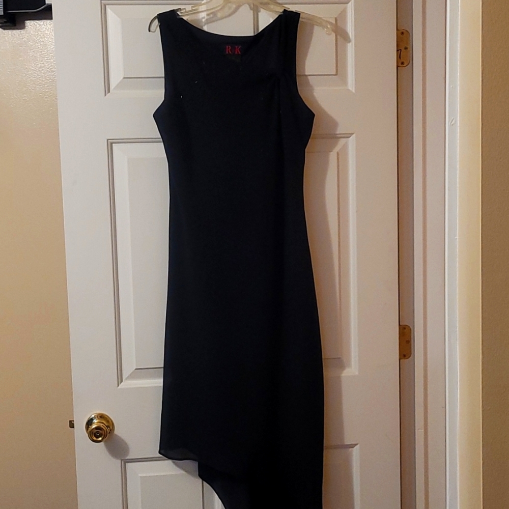 Ladies black evening dress